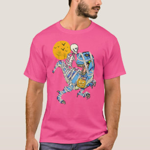 Skeletuitsteeksel Dinosaur rex voor jongens Kinder T-shirt