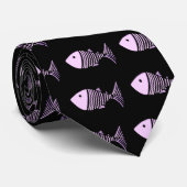 Skeletvis Stropdas (Opgerold)