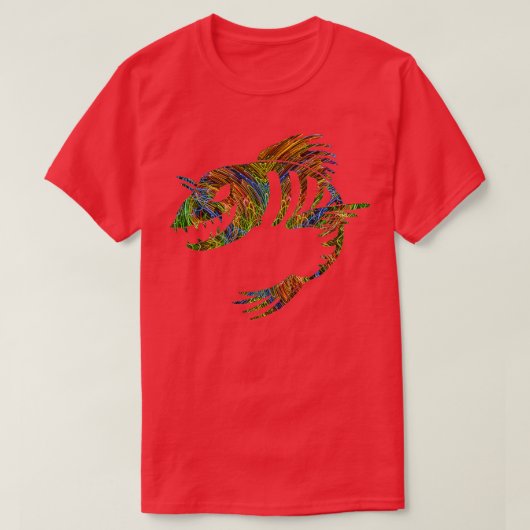 Skeletvis T-shirt (Design voorkant)