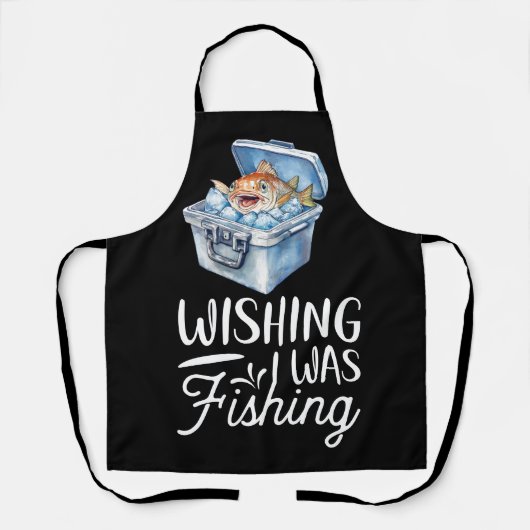 Skeletvissen thema schort (Voorkant)