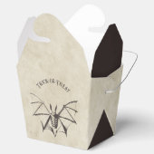 Skeletvleermuis Halloween Bedankdoosjes (Geopend)