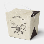 Skeletvleermuis Halloween Bedankdoosjes (Achterkant)