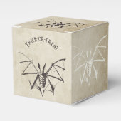  Skeletvleermuis Halloween Bedankdoosjes (Voorkant Zijde)