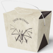  Skeletvleermuis Halloween Bedankdoosjes (Achterkant)