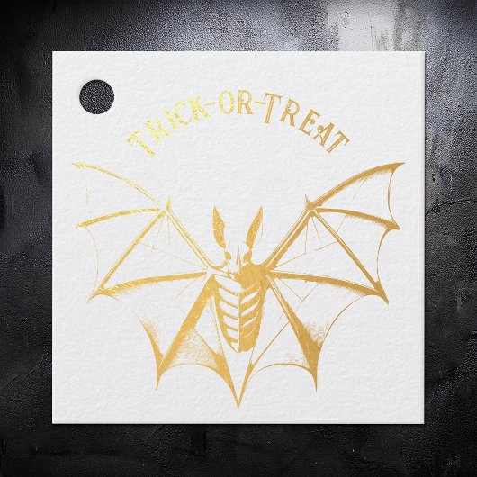  Skeletvleermuis Halloween Bedankjes Labels