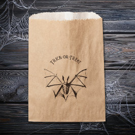  Skeletvleermuis Halloween Bedankzakje