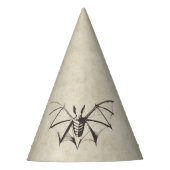  Skeletvleermuis Halloween Feesthoedjes (Voorkant)