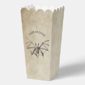 Skeletvleermuis Halloween Popcorn Box Bedankdoosjes (Achterkant)