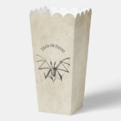Skeletvleermuis Halloween Popcorn Box Bedankdoosjes (Voorkant)