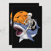 Skeletvlek Funny Halloween Costume Boys Kaart (Voorkant / Achterkant)