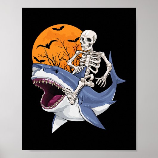 Skeletvlek Funny Halloween Costume Boys Poster (Voorkant)