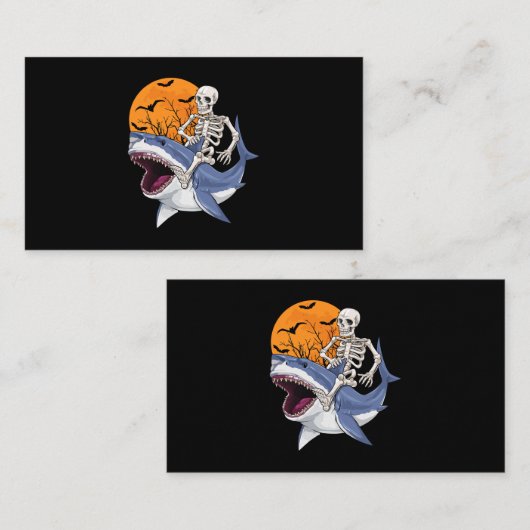 Skeletvlek Funny Halloween Costume Boys Visitekaartje (Voorkant / Achterkant)