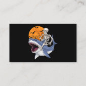 Skeletvlek Funny Halloween Costume Boys Visitekaartje (Achterkant)