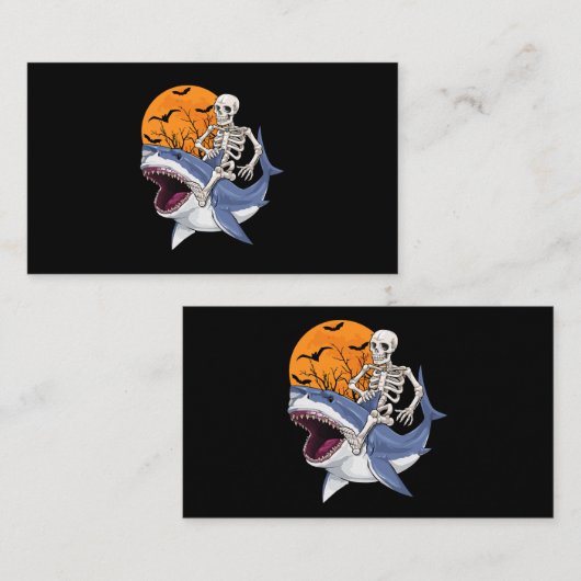 Skeletvlek Funny Halloween Costume Boys Visitekaartje (Voorkant / Achterkant)