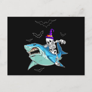 Skeletvlekken Funny - Crazy Halloween Gift Aankondigingskaart