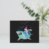 Skeletvlekken Funny - Crazy Halloween Gift Briefkaart (Staand voorkant)