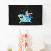 Skeletvlekken Funny - Crazy Halloween Gift Spandoek (Insitu)