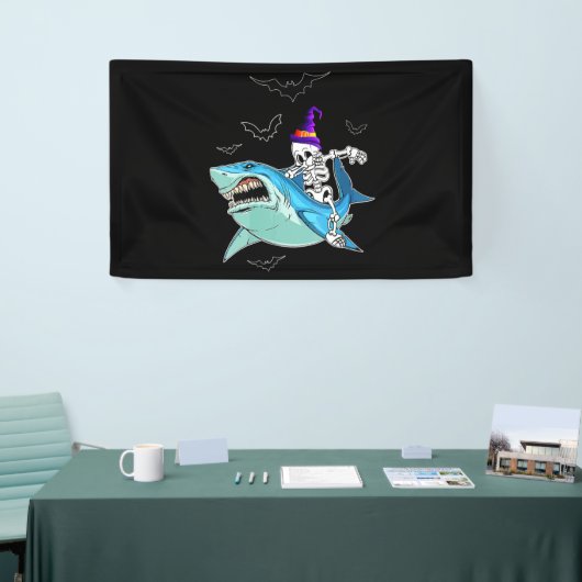Skeletvlekken Funny - Crazy Halloween Gift Spandoek (Beurs)