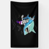 Skeletvlekken Funny - Crazy Halloween Gift Spandoek (Verticaal)