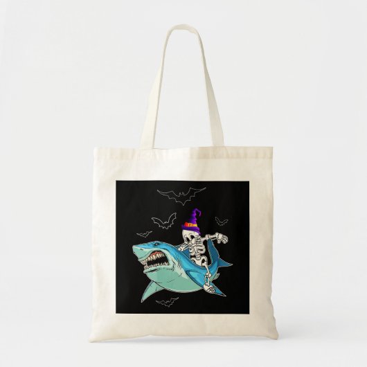Skeletvlekken Funny - Crazy Halloween Gift Tote Bag (Voorkant)