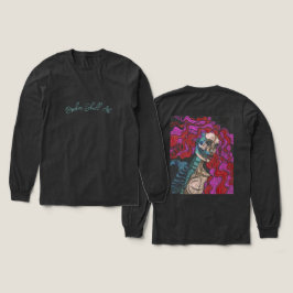 Skeletvrouw Lange Mouwen Tri-Blend Shirt