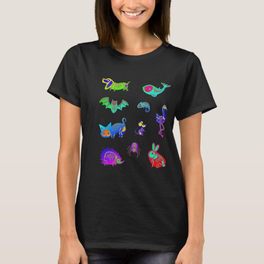 Skeletwezens Pak Funky T-shirt (Voorkant)