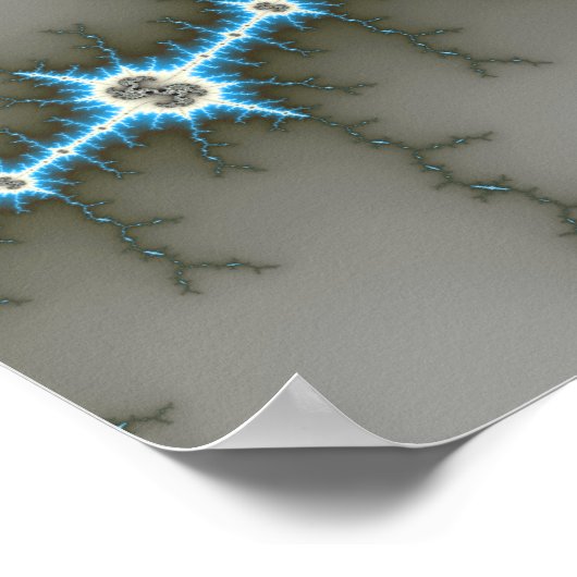 Skeletwiel - Fractal Art Poster (Hoek)