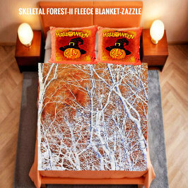 Skeletwoud II Fleece Deken