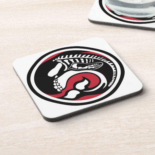 skelewalvis bier onderzetter (Linkerzijde)