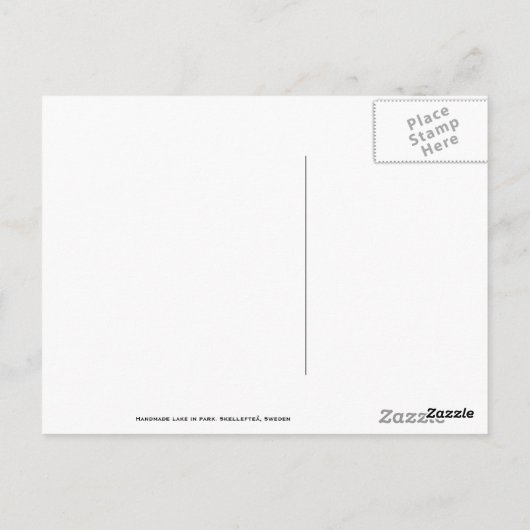 Skelleftea, Zweden Briefkaart (Achterkant)