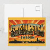 Skellefteå Zweden Rivier & Cultuur Briefkaart (Voorkant / Achterkant)