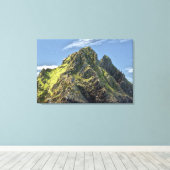 Skellig Michael Ireland Canvas Print (Insitu (Houten vloer))