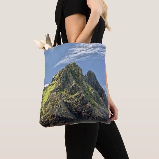 Skellig Michael Ireland T-Shirt Tote Bag (Dichtbij)