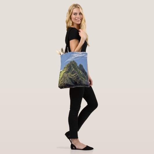 Skellig Michael Ireland T-Shirt Tote Bag (Op model)