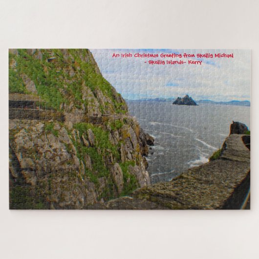 Skellig Michael  Skellig-eilanden Kerry. Legpuzzel (Horizontaal)