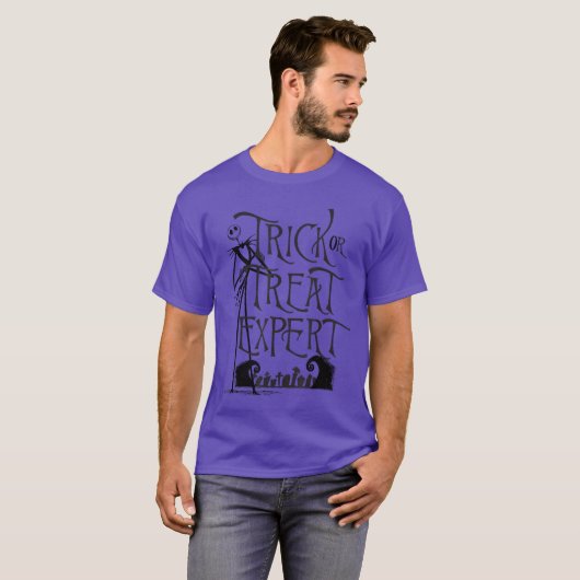 Skellington Trick or Treat Halloween T-shirt (Voorkant volledig)
