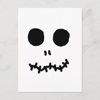 Skellinigtonesk Halloween Face Hallow Eyes Briefkaart