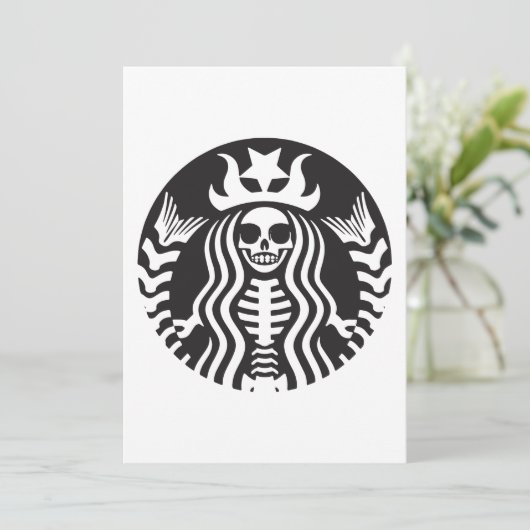 Skelokoningin T-shirt Scary Halloween Street Hipst Kaart (Staand voorkant)