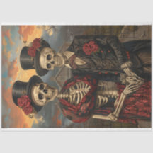  Skelton Mr. Mrs. Decoupage