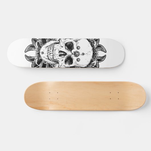 Skeptical Death Metal Skateboard Design (Horizontaal)