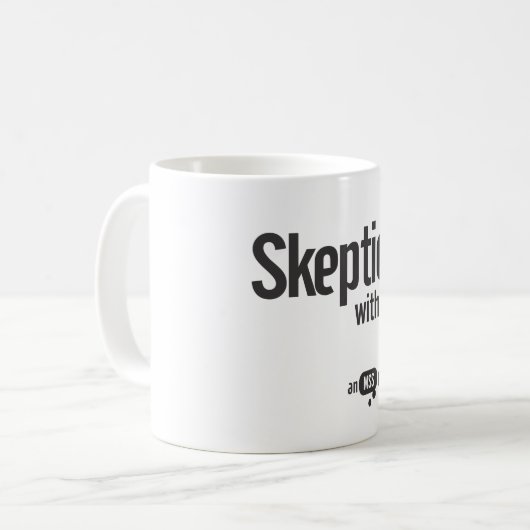 Skeptics met een K-Mok Koffiemok (Voorkant links)