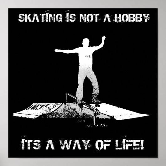 SKEREN IS GEEN HOBBY POSTER (Voorkant)