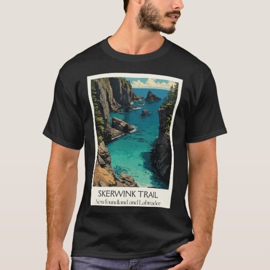 Skerwinkrail Newfoundlandrinity Bay Coastal Hike A T-shirt (Voorkant)