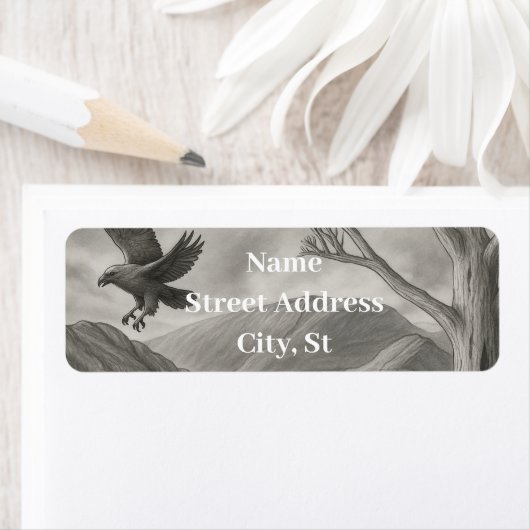 Sketch Art Return Address Labels – Nature Theme (Insitu)