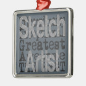 Sketch Artist Extraordinaire Metalen Ornament (Links)