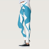 SKETCH BLUE LEGGINGS (Links)