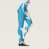 SKETCH BLUE LEGGINGS (Rechts)