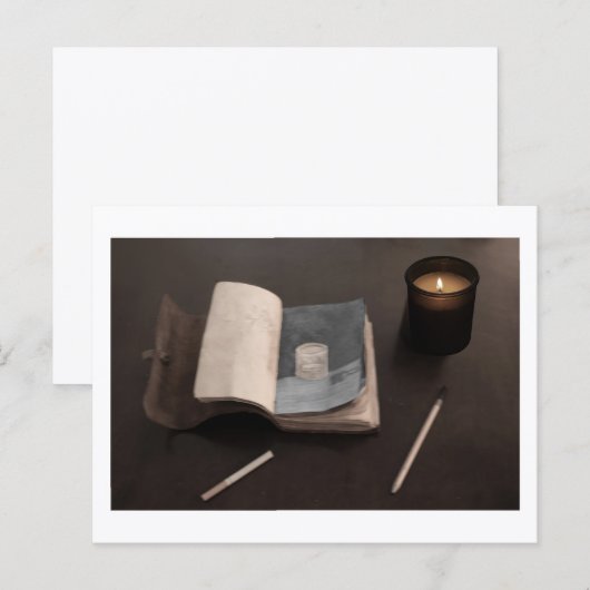 Sketch Book of Approachable Wolf #2 J. H. Thornton Briefkaart (Voorkant / Achterkant)