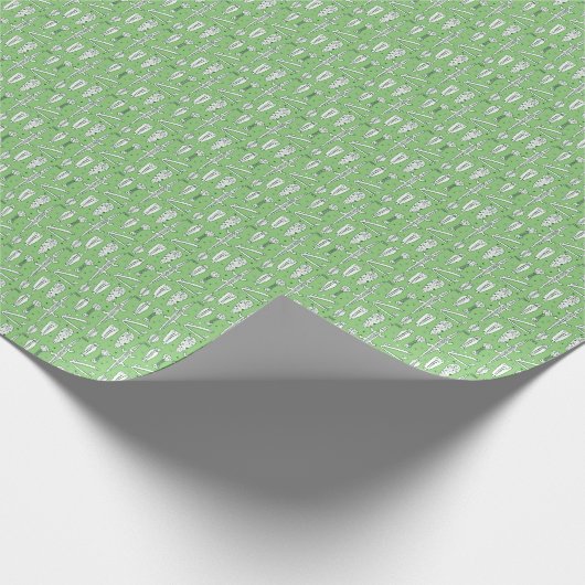 Sketch Crocodile Pattern Cadeaupapier (Hoek)