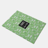 Sketch Crocodile Pattern | Monogram Deurmat (Schuin)